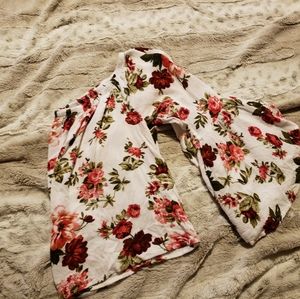 Open shouldered floral Trumpet 3/4 sleeve blouse